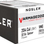 N32851 1 NOSLER BULLETS 20 CAL .204 - 32GR VARMAGEDDON TIPPED 250CT