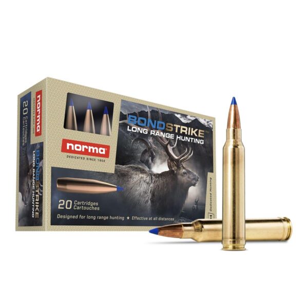 NH20177762 2 Norma BondStrike Rifle Ammunition 7mm PRC 165gr PT 3497 fps 20/ct