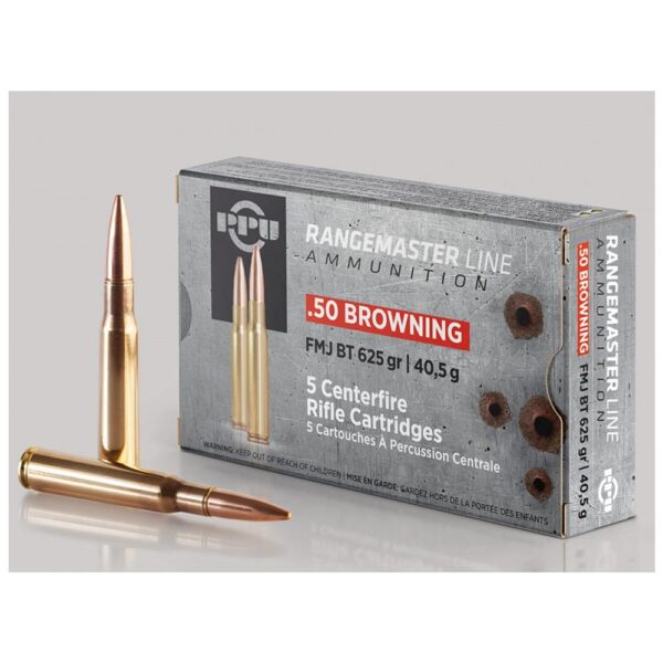 OQPPRM50M .50 BMG RangeMaster FMJ 625gr MC 120 Rounds