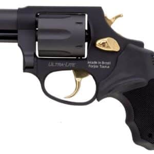 Taurus 856 Ultra-Lite .38 Special 2-inch revolver matte black with gold accents