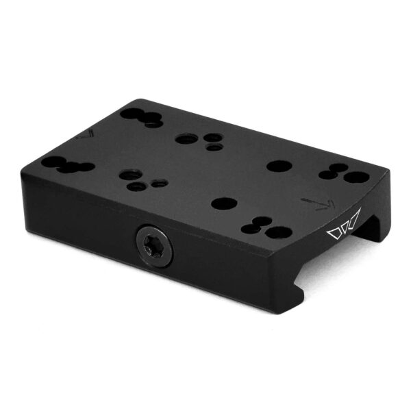 WJ6109M Warne Red Dot Riser Low Pro Reflex Mount - Black