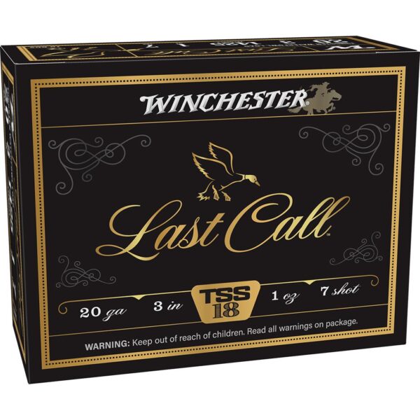 WNLCTSS20371 Winchester Last Call Waterfowl TSS Shotshells 20ga 3" 1oz 1425fps #7 10/ct