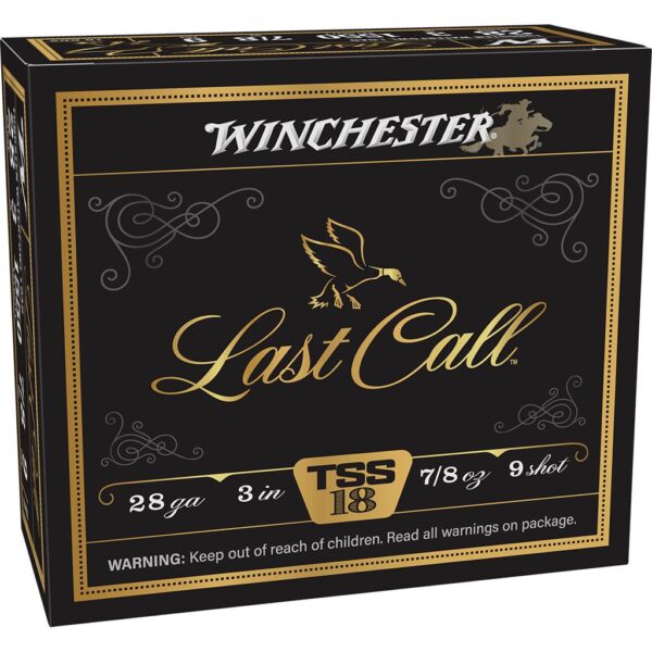 WNLCTSS28393 Winchester Last Call Waterfowl TSS Shotshells 28ga 3"7/8oz 1550fps #7 10/ct