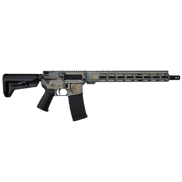 ZCLBTYAR2 Shark Coast Tactical "Liberty AR Patina" AR-15 Rifle 5.56mm 30rd Magazine 16" Barrel 15" MLOK Handguard