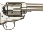 101952 Taylors & Company 555114 1873 Cattleman 45 Colt (LC) Caliber with 5.50" Barrel, 6rd Capacity Cylinder, Overall Nickel-Plated Finish Steel, Ivory Synthetic Grip & Overall Taylor Polish