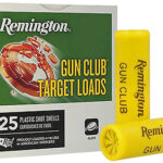 117188 Remington Ammunition 20235 Gun Club 20Gauge 2.75" 7/8oz 8Shot 25 Per Box/10 Case