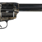 134592 Taylors & Company 550911 1873 Cattleman SAO 38-40 Win Caliber with 7.50" Blued Finish Barrel, 6rd Capacity Blued Finish Cylinder, Color Case Hardened Finish Steel Frame & Walnut Navy Size Grip