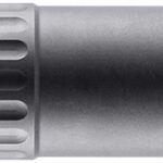 153822 B&T Firearms SD9884082CUS StarLite Compact 30 Cal (7.62mm) Rated Up To 308 Win, 1.90" Diameter, Black Steel/Aluminum, 5/8"-24 tpi & 1/2"-28 tpi Direct Thread Adapters