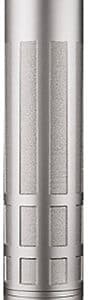 Dead Air NOMAX33XEMAXSIL Nomax 33  Silver .33 Cal Silencer w/ Xemax Adapter & 5/8-24 DA150 Muzzle Brake