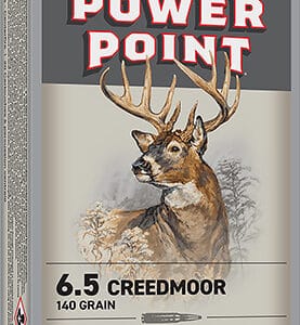 Winchester Ammo X652 Power-Point  6.5Creedmoor 140gr 20 Per Box/10 Case
