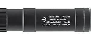 B&T Firearms SDIMPULSOLSM IMPULS-OLS-M Suppressor 9mm Modular 1.40" Black 1/2"x28