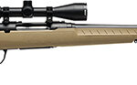 168870 Savage Arms Axis 2 XP Combo FDE Compact 243 Win 4+1 20" Right Hand