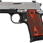 171349 Sig Sauer 238380TXR3 P238 Two-Tone 380ACP 6/7rds 2.70" Stainless Bead Blast Slide Black Anodized Checkered Rosewood Grip