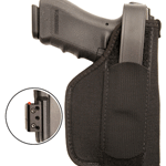 40LH02BK BLACKHAWK LASER HOLSTER #02 - MEDIUM/LARGE AUTOS NYLON BLACK