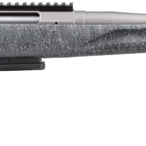 Ruger American Gen II 6mm Creedmoor gray splatter synthetic stock 20-inch fluted barrel