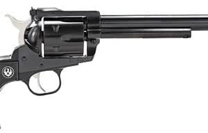 Ruger New Model Blackhawk .45 Long Colt 7.5-inch blued revolver with black checkered rubber grips
