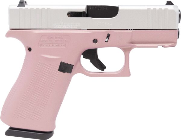 ACG 00869FRN GLK 43X 9MM 10RD PINK SA RAIL