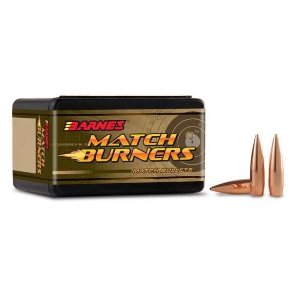 BX30160 Barnes Match Burners Bullets .22 cal .224" 52 gr FB Match 100/ct