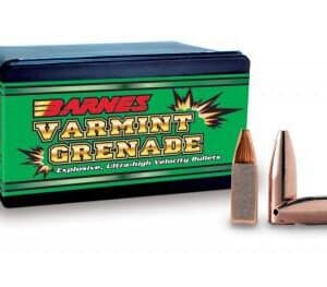 Barnes Varmint Grenade Rifle Bullets 6mm .243" 62 gr VGFB 100/ct