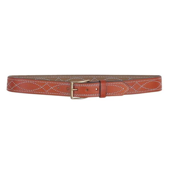 DIB27TP44Z0 1 5 DeSantis Fancy Stitch Lined Belt 1.5" Tan Size 36