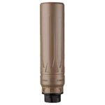 DNNOMADTIXCXENOFDE Dead Air Nomad-Ti XC Silencer w/Xeno Adapter -7.62mm 9.30 (Cal) FDE w/DA124 Omni Brake