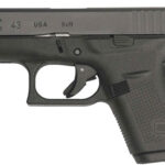 G43US GLOCK 43 9MM LUGER FS 6-SHOT - BLACK US MANUFACTURE G GUN