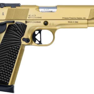 Charles Daly 1911 Empire Grade .45 ACP 5-inch Gold PVD with black G10 grips