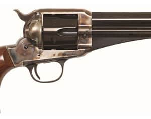 Cimarron Firearms 1875 Outlaw .357 Magnum revolver with 5.5 inch blued barrel and walnut grips