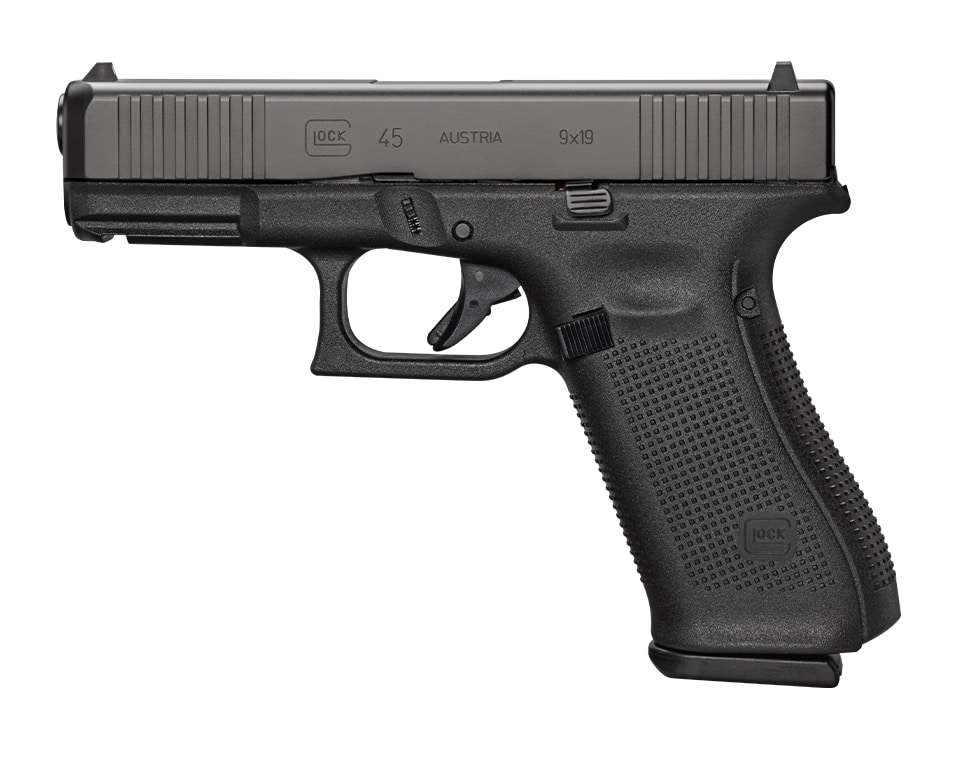 Glock 45 Gen5 MOS 9mm pistol 4.02 in black nDLC