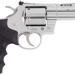 Colt Grizzly .357 Magnum 4.25 in stainless revolver with black Hogue rubber grips
