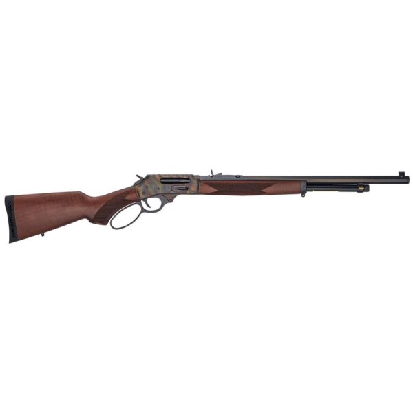 HLH010GCC 1 Henry Color Case Hardened Lever Action Side Gate Rifle .45-70 4rd Magazine 22" Barrel Walnut