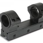 KL7237 Konus Universal Attachment Dual Mount Riflescope Fits 30mm & 1" Scopes - Matte Black