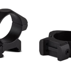 Konus 2-Piece Steel Riflescope Rings 1" Low - Matte Black