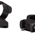 KL7409 Konus 2-Piece Steel Riflescope Rings With Quick Release Lever 30mm High - Matte Black