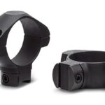 KL7415 Konus 2-Piece Steel Riflescope Rings for Airguns & .22 Rails 1" High - Black