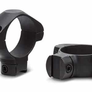 Konus 2-Piece Steel Riflescope Rings for Airguns & .22 Rails 1" Medium - Black
