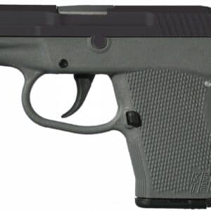 Kel-Tec P32 .32 ACP pistol blue slide gray polymer grips 2.7 inch barrel