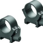 LU174068 Leupold 2-Piece Precision-Fit QRW2 Weaver-Style Rings 1" Medium - Matte Black