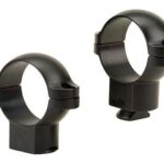 LU49904 Leupold 2-Piece STD Windage Adjustable Steel Rings 1" High Matte