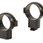 LU49906 Leupold 2-Piece STD Windage Adjustable Steel Rings 1" Super High Gloss