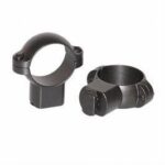 LU49907 Leupold 2-Piece STD Windage Adjustable Steel Rings 1" Super High Matte