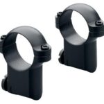 LU50217 Leupold 2-Piece Solid Steel Ringmounts - Ruger No. 1 & 77/22 1" High Matte Black