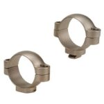 LU52494 Leupold 2-Piece STD Windage Adjustable Steel Rings 30mm Medium Silver