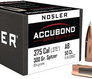 NOSLER BULLETS 375 CAL .375 - 300GR ACCUBOND 50CT