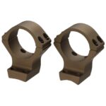 QH12545 2 Browning 2-Piece X-Bolt Scope Mounts 30mm High - Smoke Bronze Cerakote