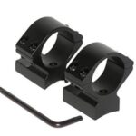 TJ930702 Talley Lightweight Alloy Scope Mount Combo - Black Anodized - 1" - Low Winchester 70 STD & Short