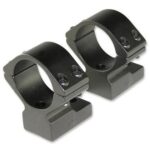 TJ940714 Talley Lightweight Alloy Scope Mounts - Black Anodized - 1" - Medium Knight MK 52 Tikka T3 and Tikka Master