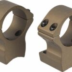 TJHC750735 1 Talley Lightweight Alloy Scope Mount Combo Browning X-Bolt 30mm High - Hell's Canyon Bronze