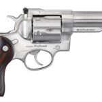 UR5050 Ruger Redhawk 45 Auto 6rd 4.2" Barrel Stainless Steel Laser Hardwood Grip