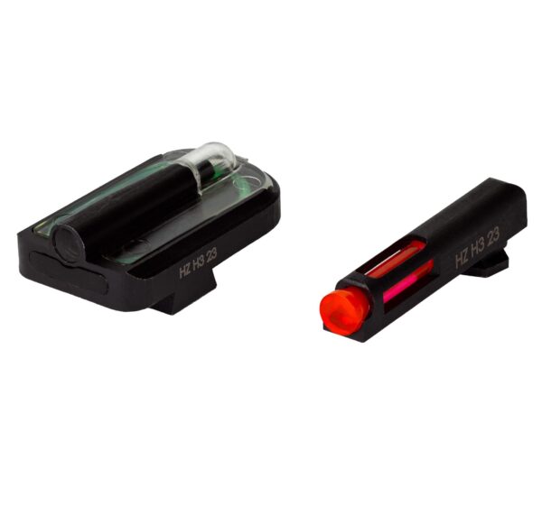 VHGLFD21 2 HIVIZ FASTDOT H3 Red Front Green Rear Sight for Glock 9mm .40 S&W .357 Sig